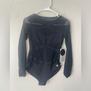 Black Long Sleeve Bodysuit